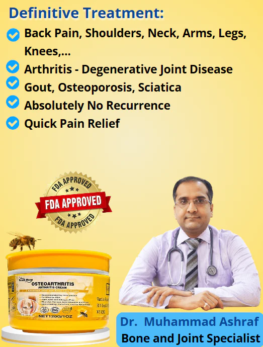 OSTEOARTHRITIS ARTHRITIS CREAM - NEW GENERATION JOINT PAIN TREATMENT GEL