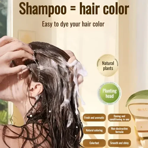 Japanese Long Lasting Natural Hair Dye Shampoo - Image 9
