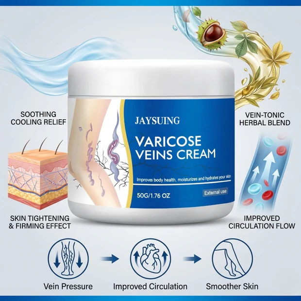 JAYSUING Varicose Veins Relief Cream 100% (Money Back Guarantee) - Image 3