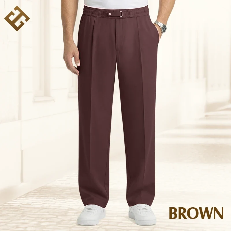 Flexible Straight Fit Smart Comfort Pants - Image 3