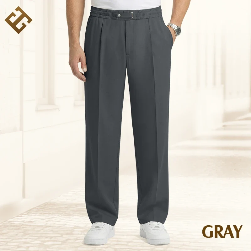 Flexible Straight Fit Smart Comfort Pants - Image 7