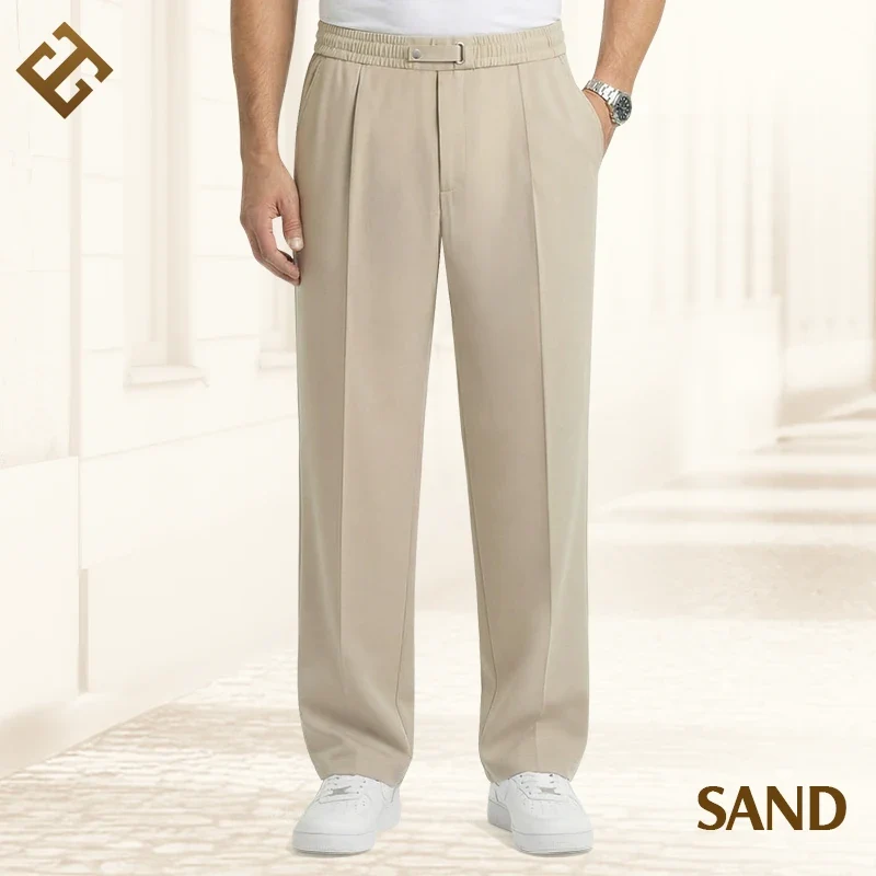 Flexible Straight Fit Smart Comfort Pants - Image 9